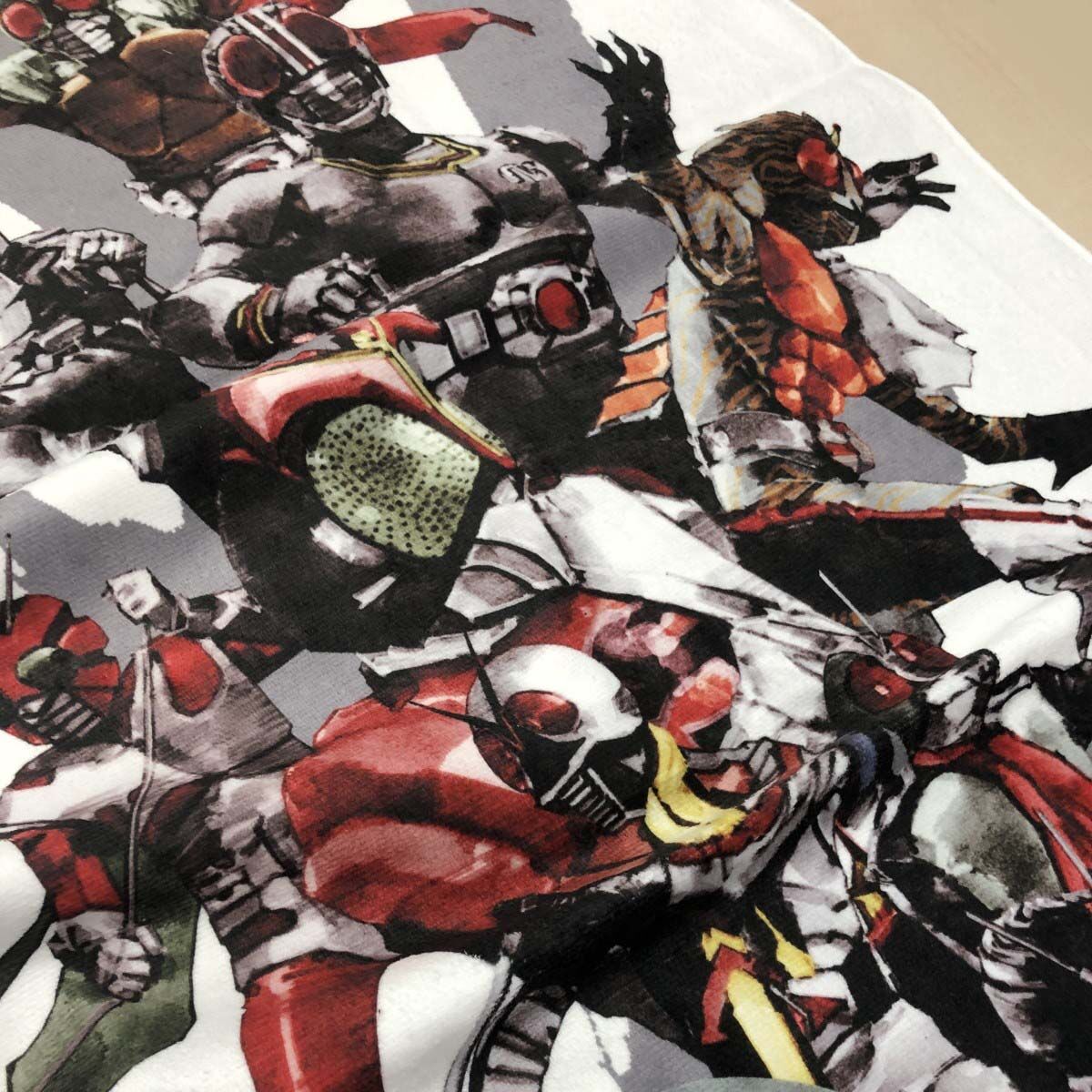 菅原芳人計画 仮面ライダーシリーズ バスタオル 仮面ライダー昭和の