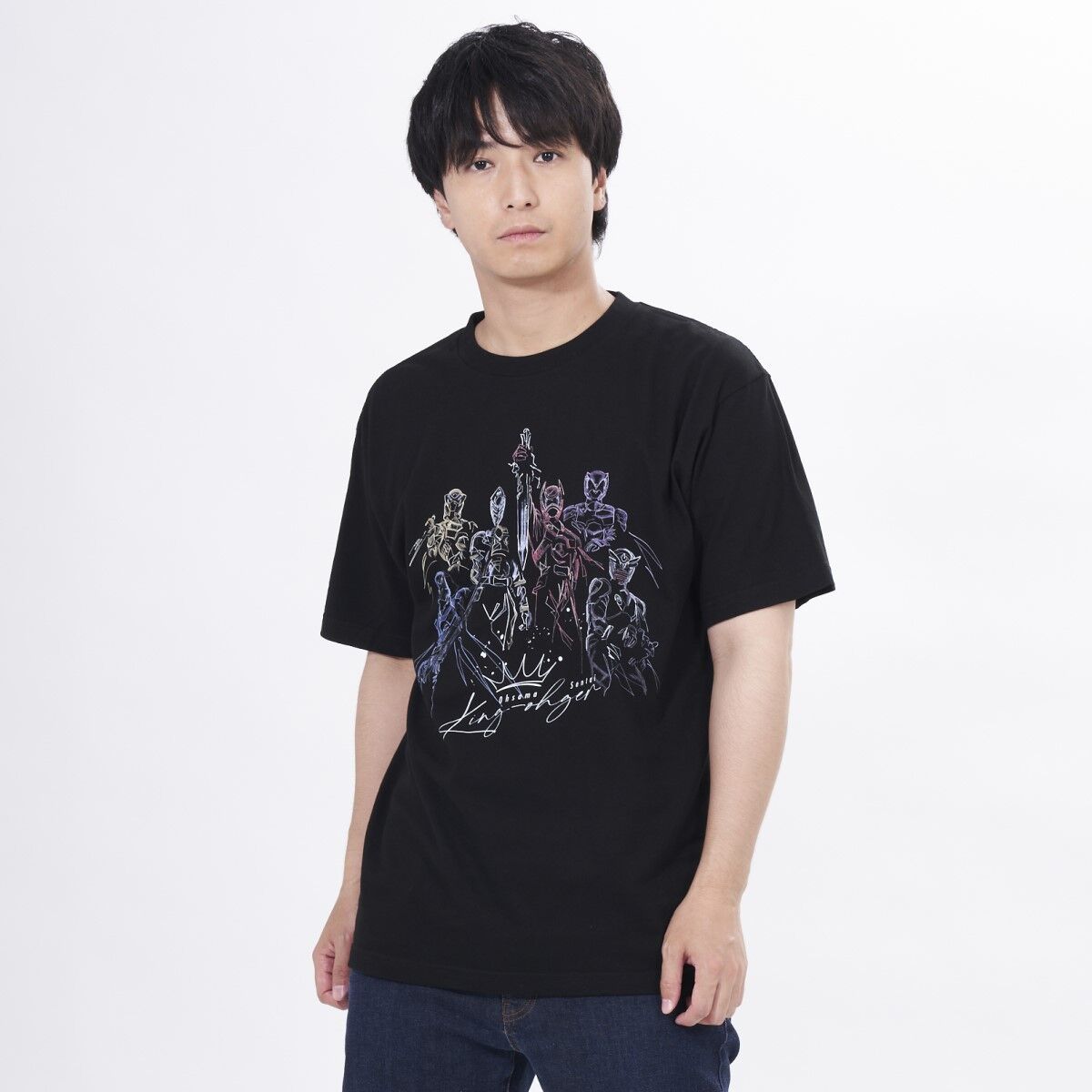 王様戦隊キングオージャー Tシャツ Mサイズ 特撮 戦隊 ヒーロー 東映 東映ヒーローTシャツ 王様戦隊キングオージャー