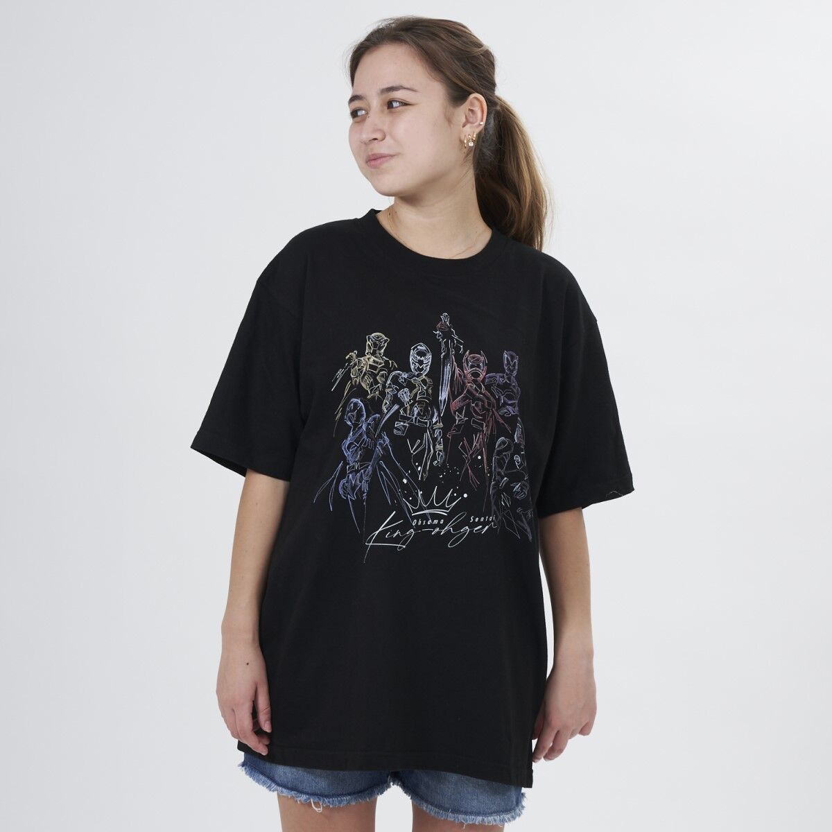 王様戦隊キングオージャー Tシャツ Mサイズ 特撮 戦隊 ヒーロー 東映 東映ヒーローTシャツ 王様戦隊キングオージャー 【ヒーロー