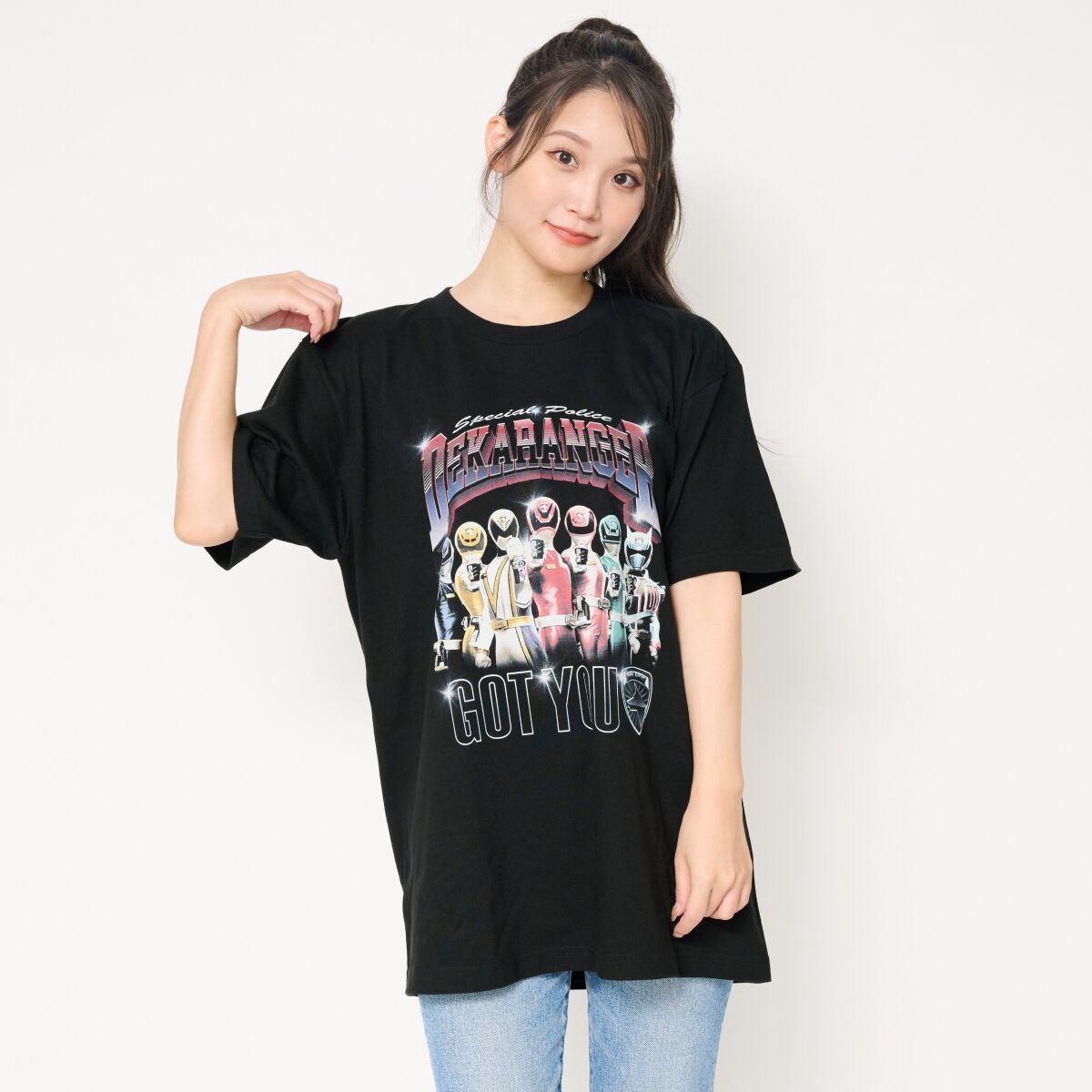 東映ヒーローTシャツ 特捜戦隊デカレンジャー ヒーロー集合柄 | 特捜