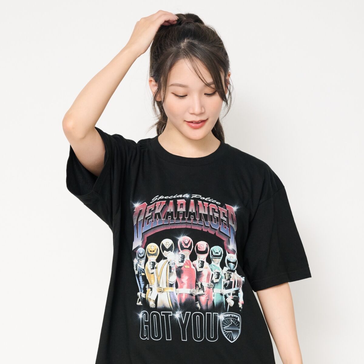 東映ヒーローTシャツ 特捜戦隊デカレンジャー ヒーロー集合柄 | 特捜
