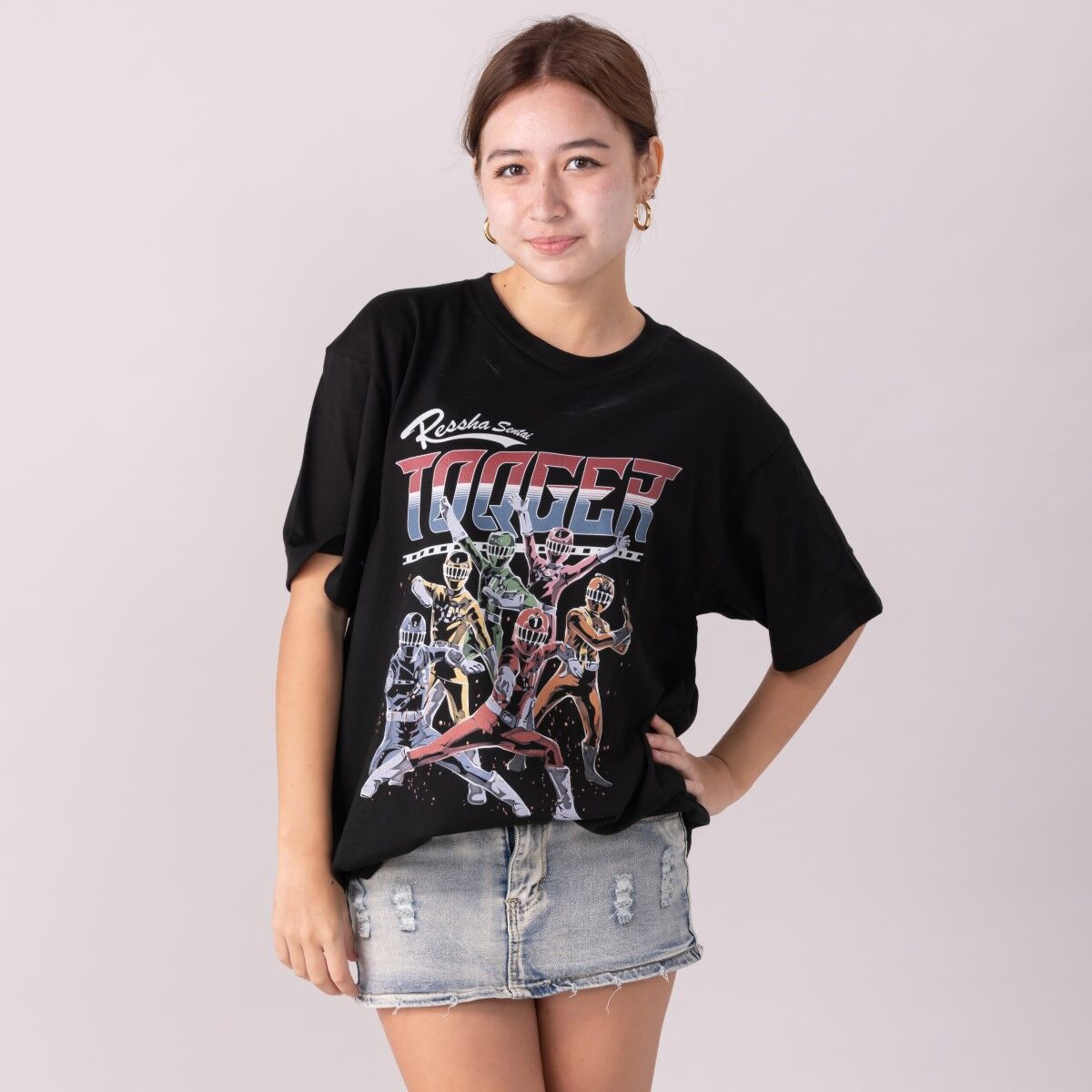 東映ヒーローTシャツ 烈車戦隊トッキュウジャー アメコミ風柄