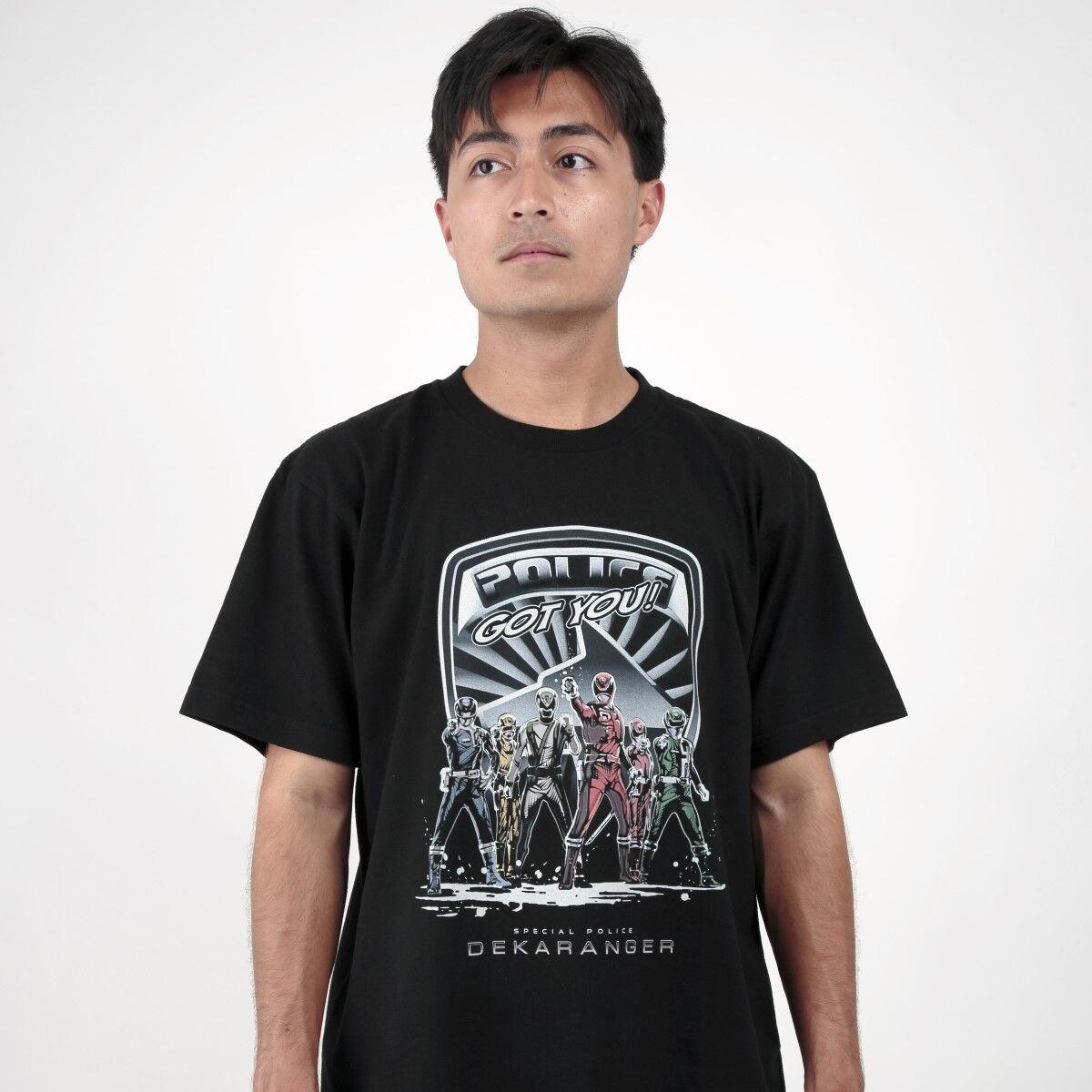 東映ヒーローTシャツ 特捜戦隊デカレンジャー アメコミ風デザイン