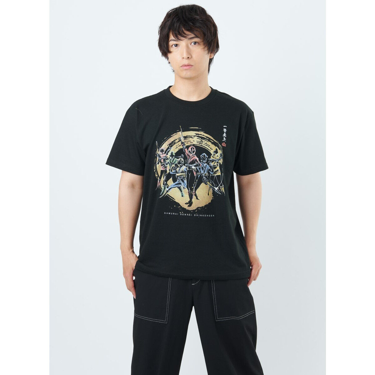 東映ヒーローTシャツ 侍戦隊シンケンジャー アメコミ風柄 | スーパー