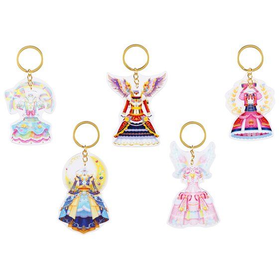 即購入 お値下げ可　アイカツ ドレスアクリルキーホルダー サフィルスシャンデリア 即購入 お値下げ可アイカツ ドレスアクリルキーホルダー