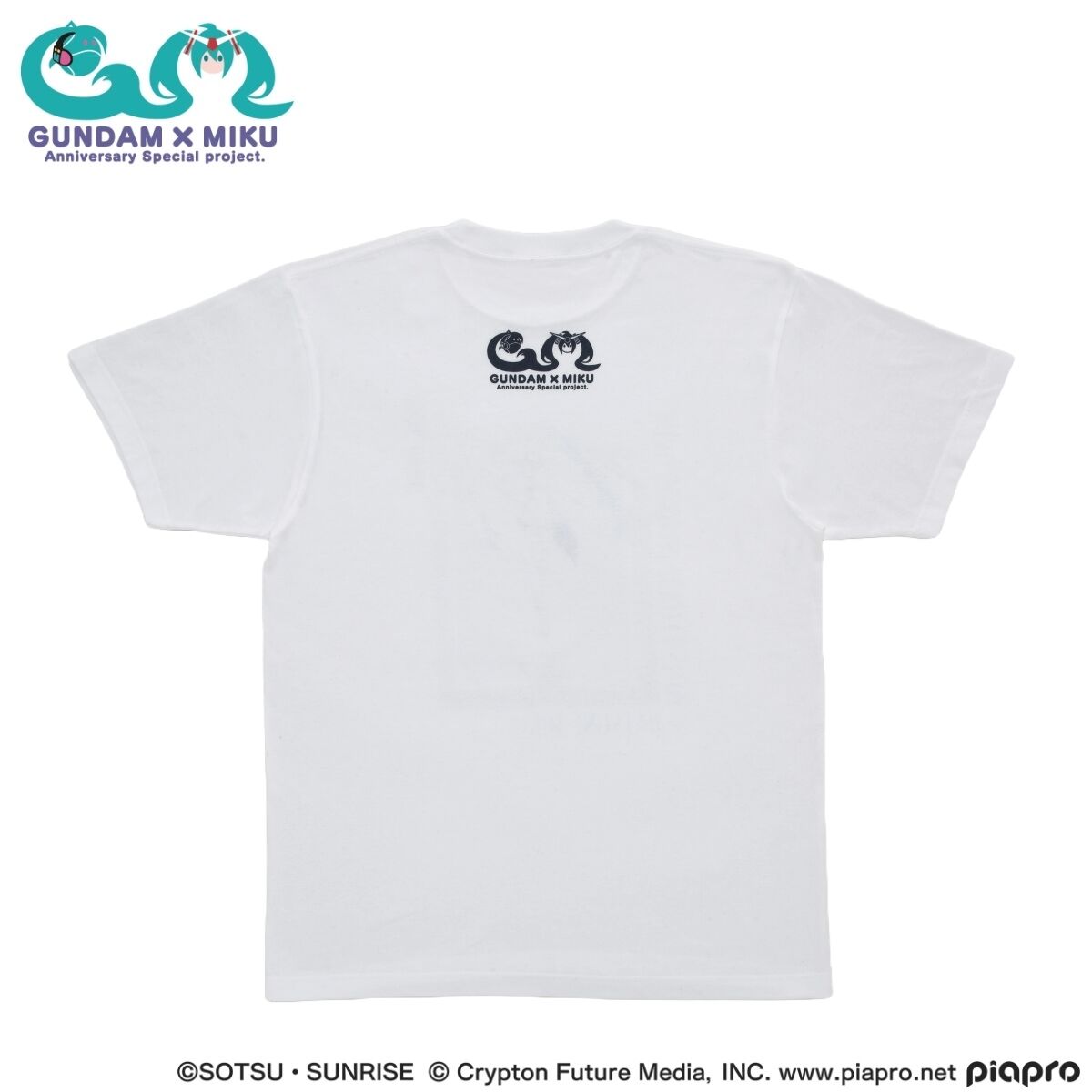 ガンダム45周年 × 初音ミク Tシャツ 初音ミク×ウイングガンダム
