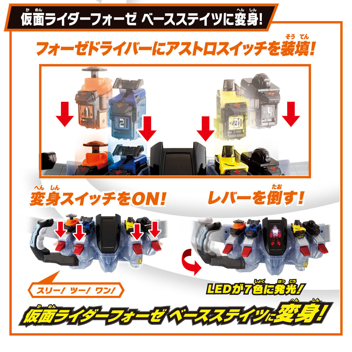 SUPER BEST 変身ベルト DXフォーゼドライバー｜仮面ライダー