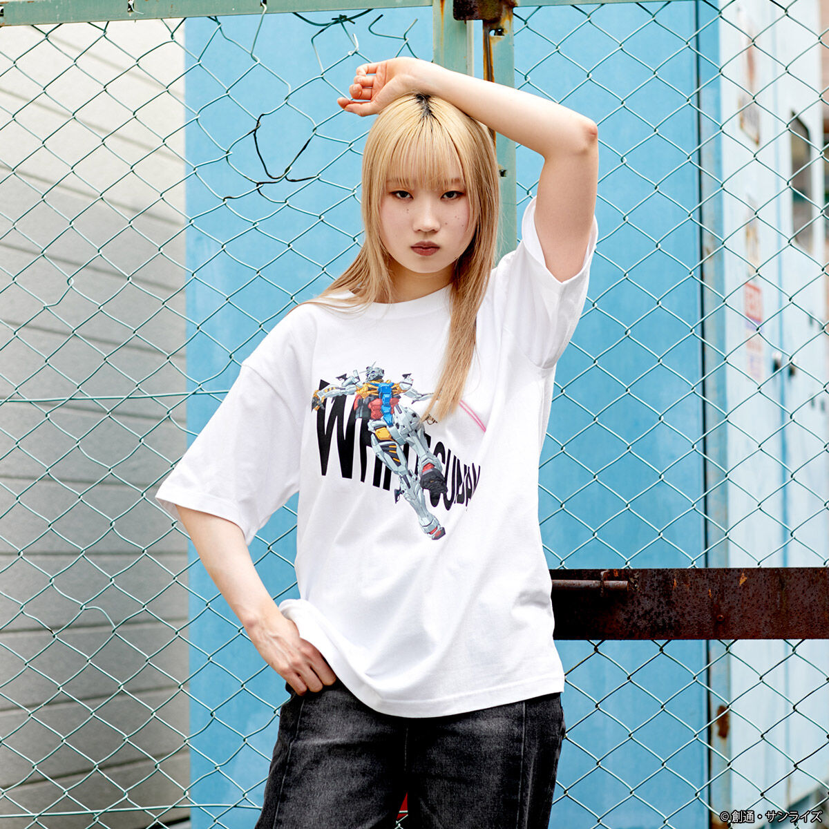 STRICT-G『機動戦士Gundam GQuuuuuuX』Tシャツ WHITE GUNDAM