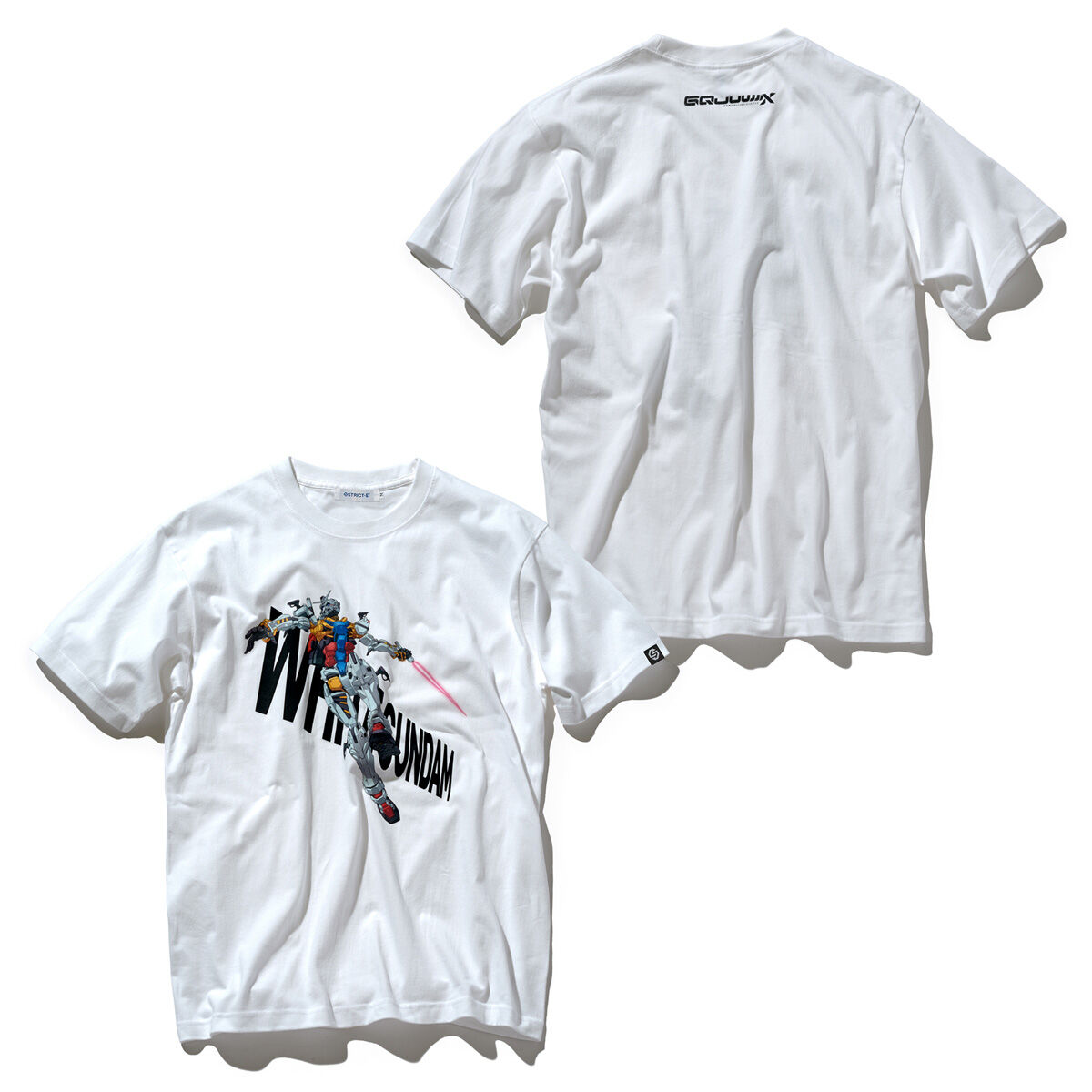 STRICT-G『機動戦士Gundam GQuuuuuuX』Tシャツ WHITE GUNDAM