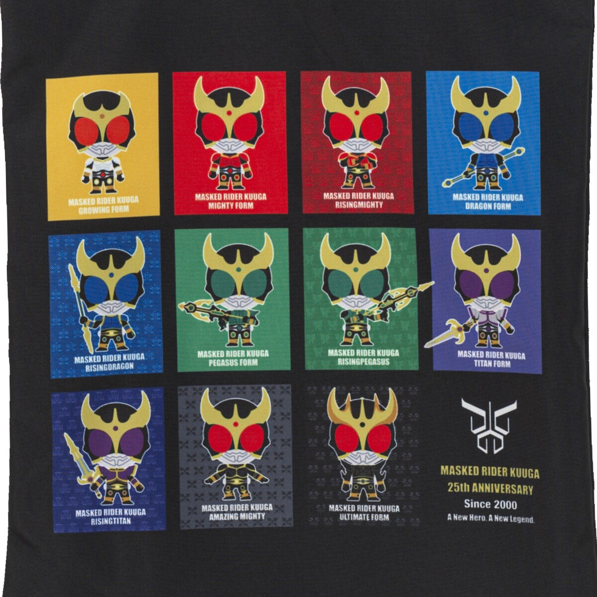 仮面ライダークウガ デフォルメ トートバッグ ヒーロー柄 | 仮面