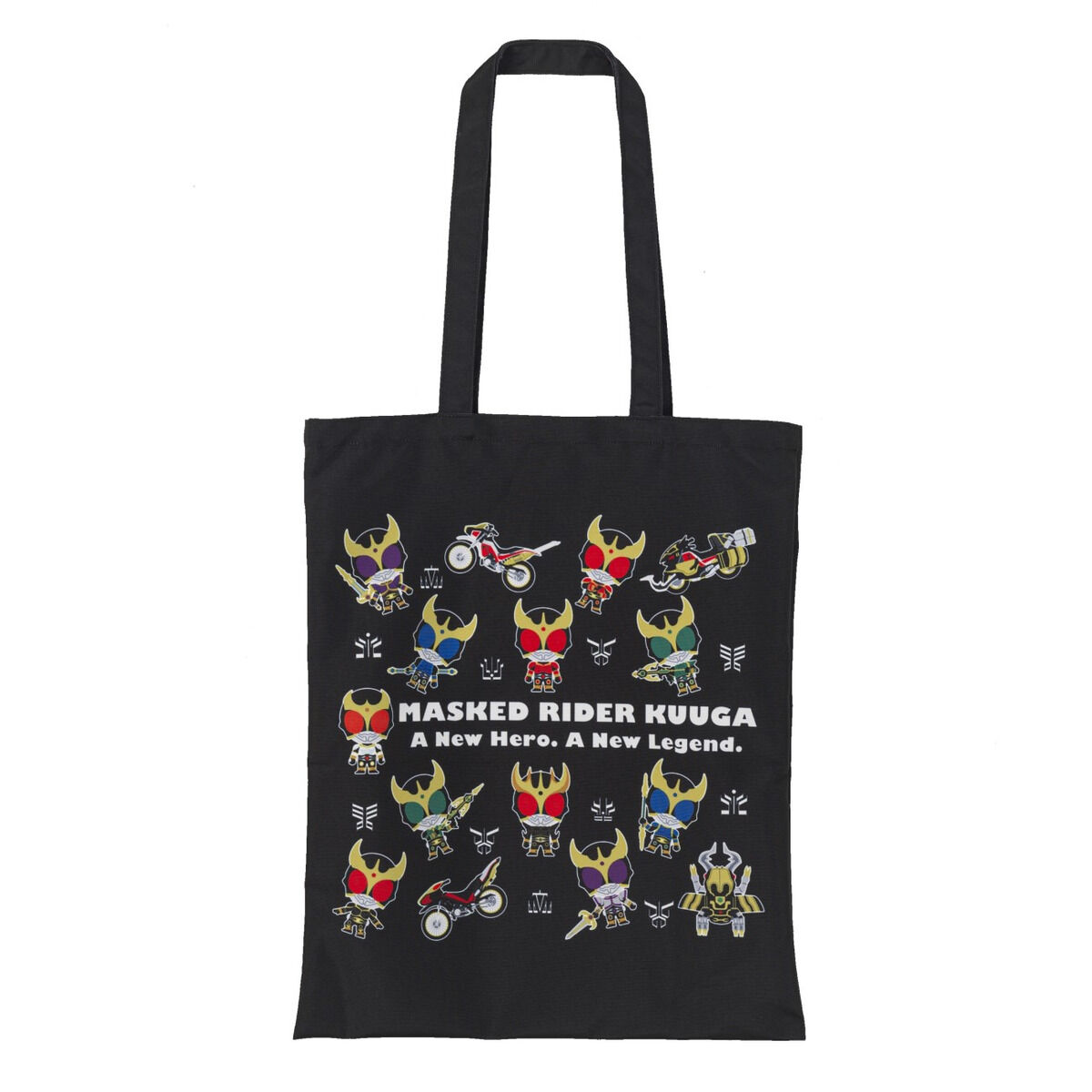 仮面ライダークウガ デフォルメ トートバッグ ヒーロー柄 | 仮面