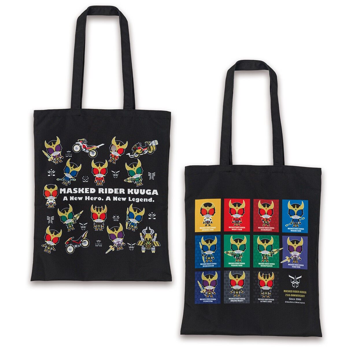 仮面ライダークウガ デフォルメ トートバッグ ヒーロー柄 | 仮面