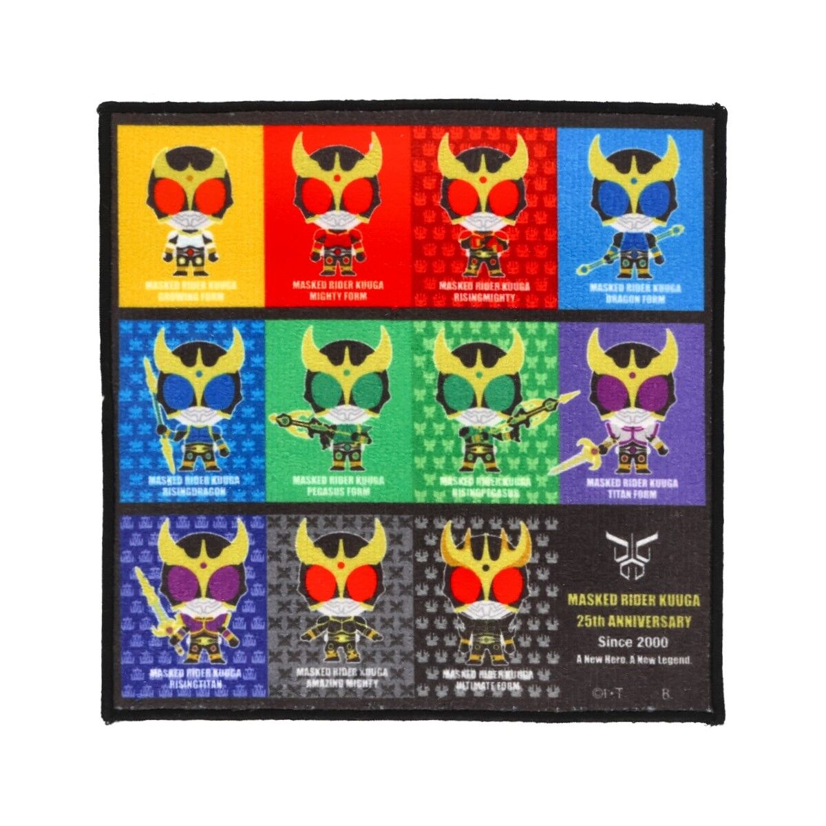 仮面ライダークウガ デフォルメ ミニタオル ヒーロー柄 | 仮面
