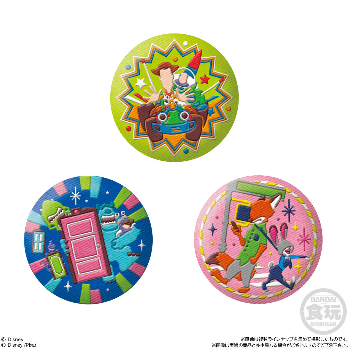 Disney Characters 刺繍缶バッジビスケット｜発売日：2024年8月