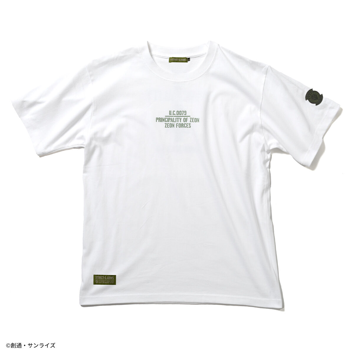 STRICT-G.ARMS『機動戦士ガンダム』ワッペン付Tシャツ ZEON FORCES
