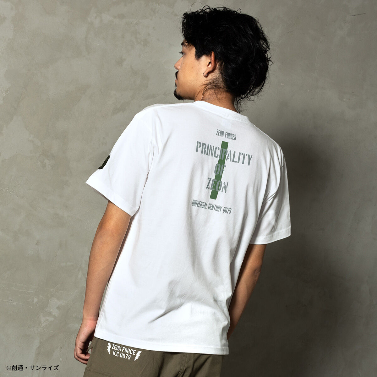 STRICT-G.ARMS『機動戦士ガンダム』ワッペン付Tシャツ ZEON FORCES 