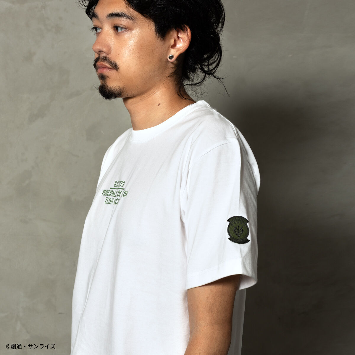 STRICT-G.ARMS『機動戦士ガンダム』ワッペン付Tシャツ ZEON FORCES