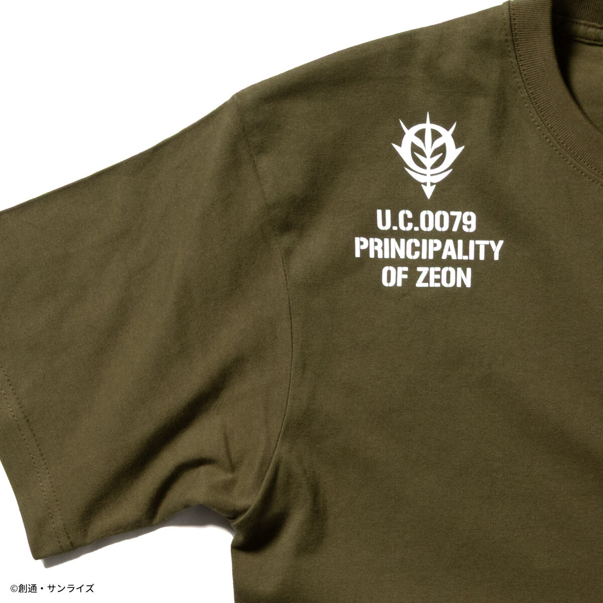 STRICT-G.ARMS『機動戦士ガンダム』ワッペン付Tシャツ ZEON FORCES 
