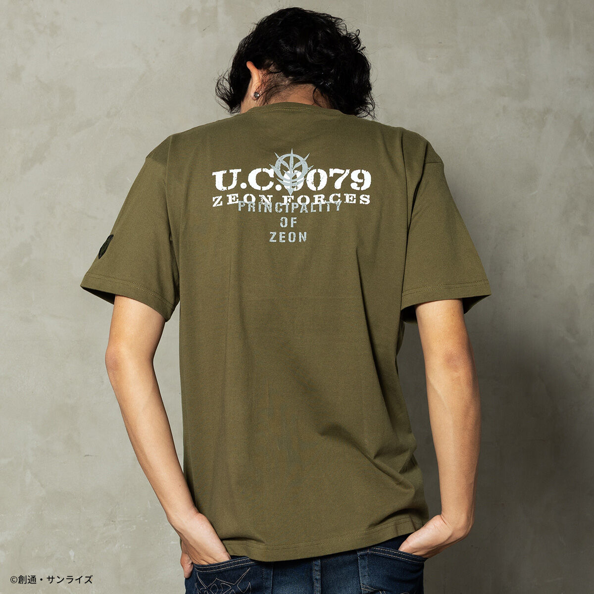 STRICT-G.ARMS『機動戦士ガンダム』ワッペン付Tシャツ ZEON FORCES
