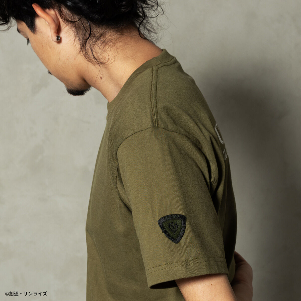 STRICT-G.ARMS『機動戦士ガンダム』ワッペン付Tシャツ ZEON FORCES 