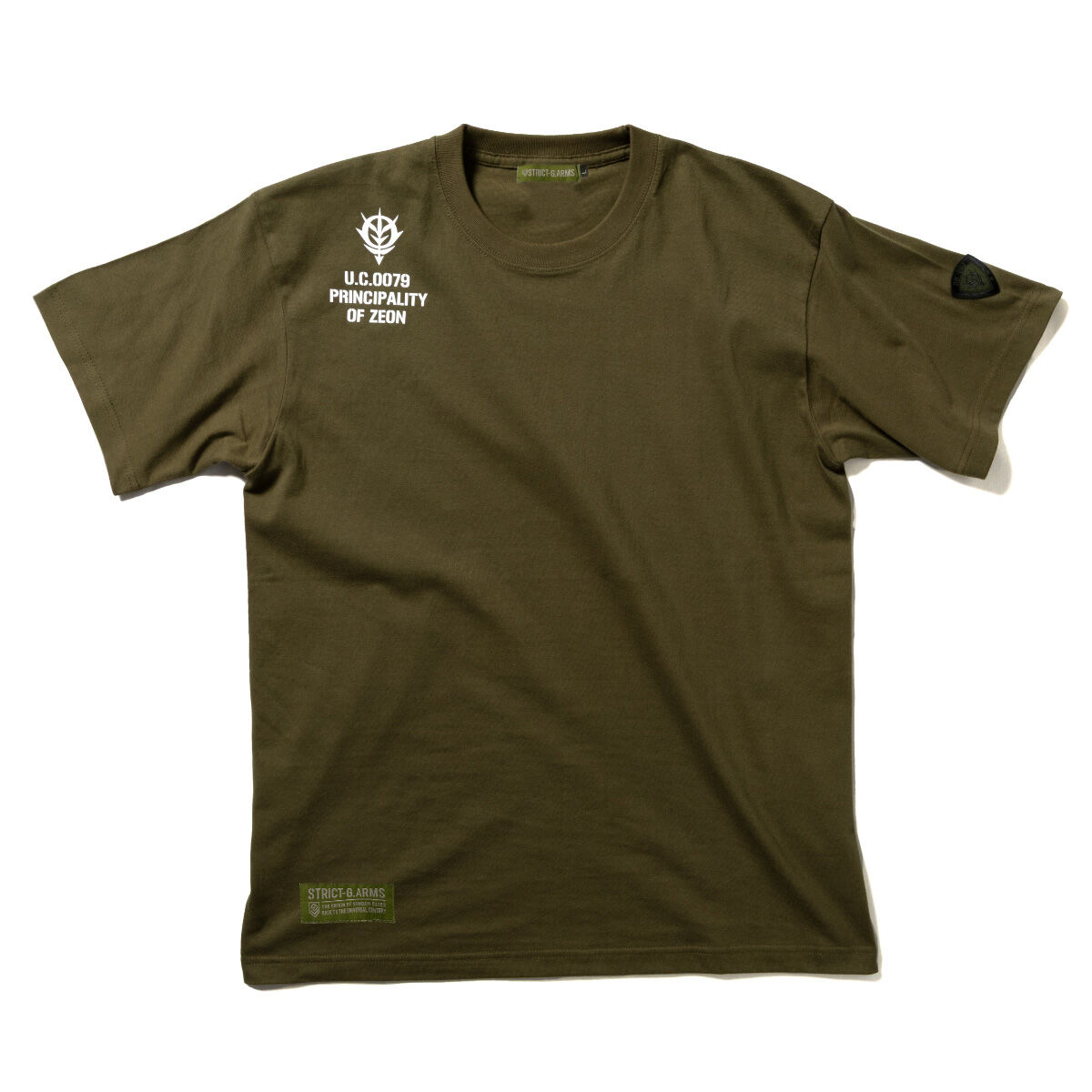 STRICT-G.ARMS『機動戦士ガンダム』ワッペン付Tシャツ ZEON FORCES