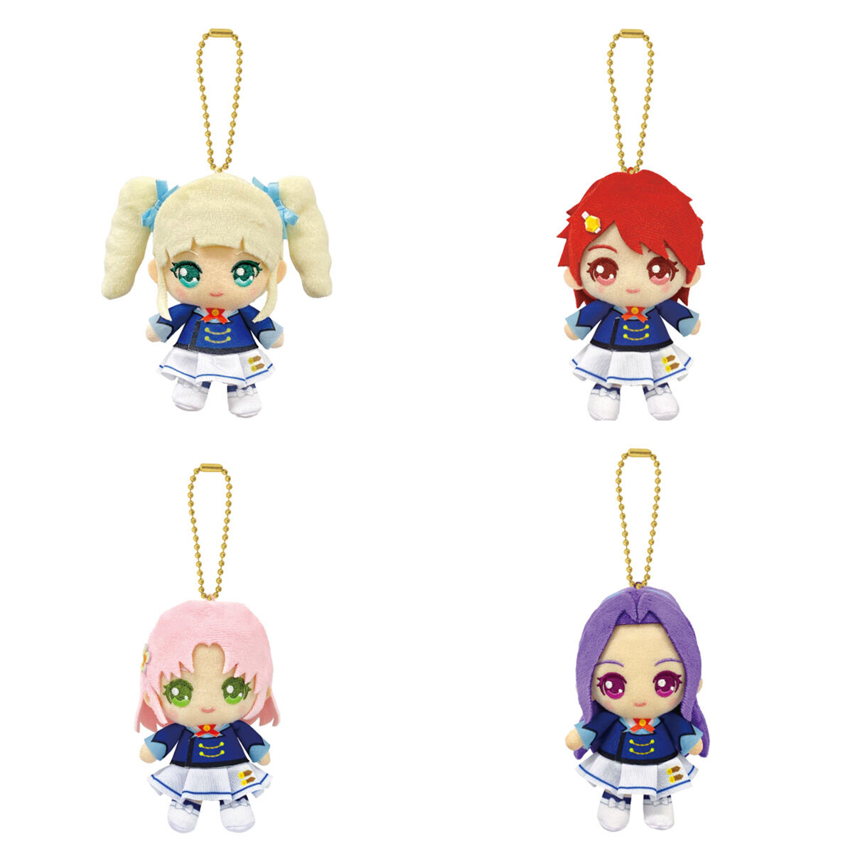 アイカツスターズ！おすわりボールチェーンマスコット