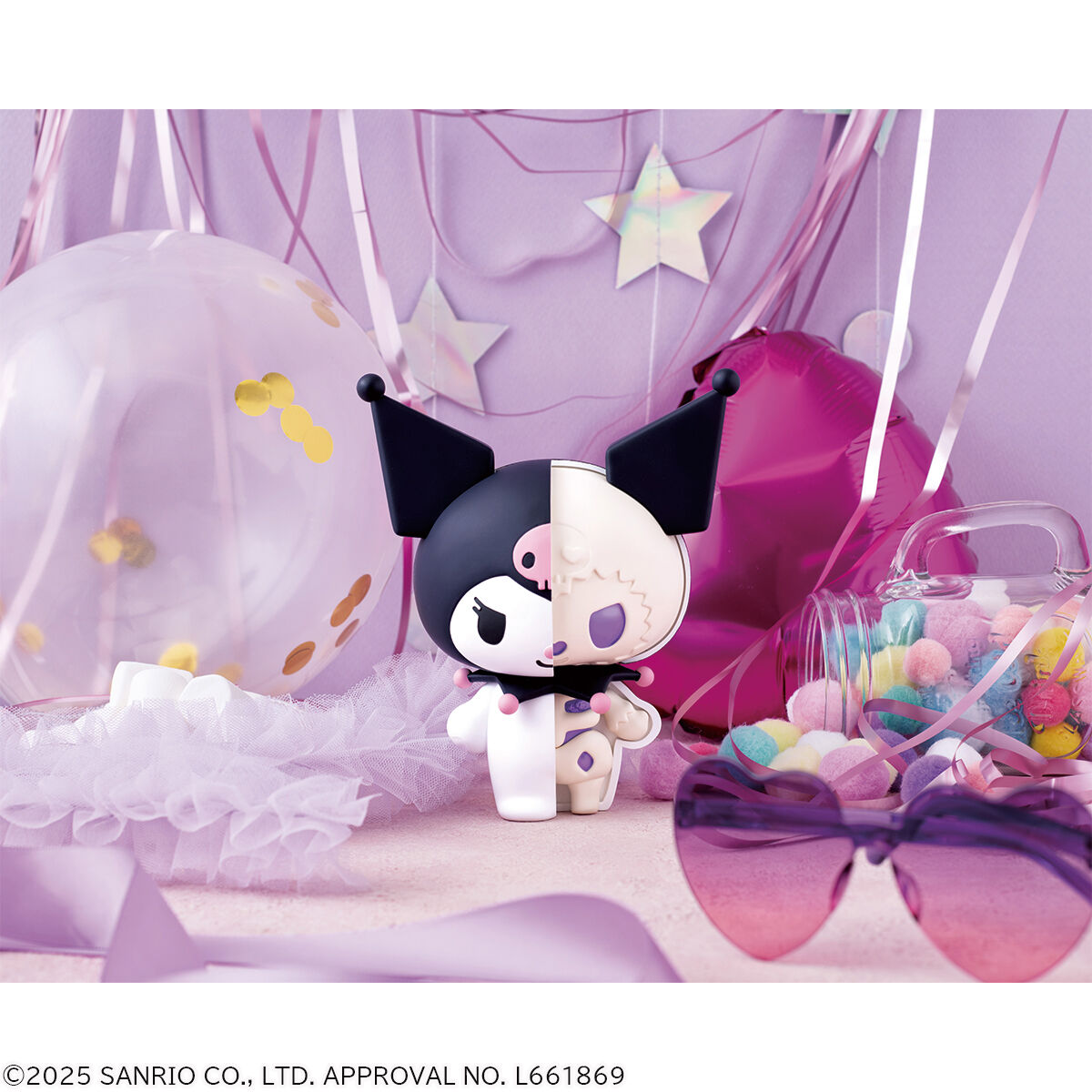 むにゅぐるみマスコット  fantasy クロミ マイメロ ステッカー付 マイメロディ・クロミ♡トレーディングむにゅぐるみマスコット