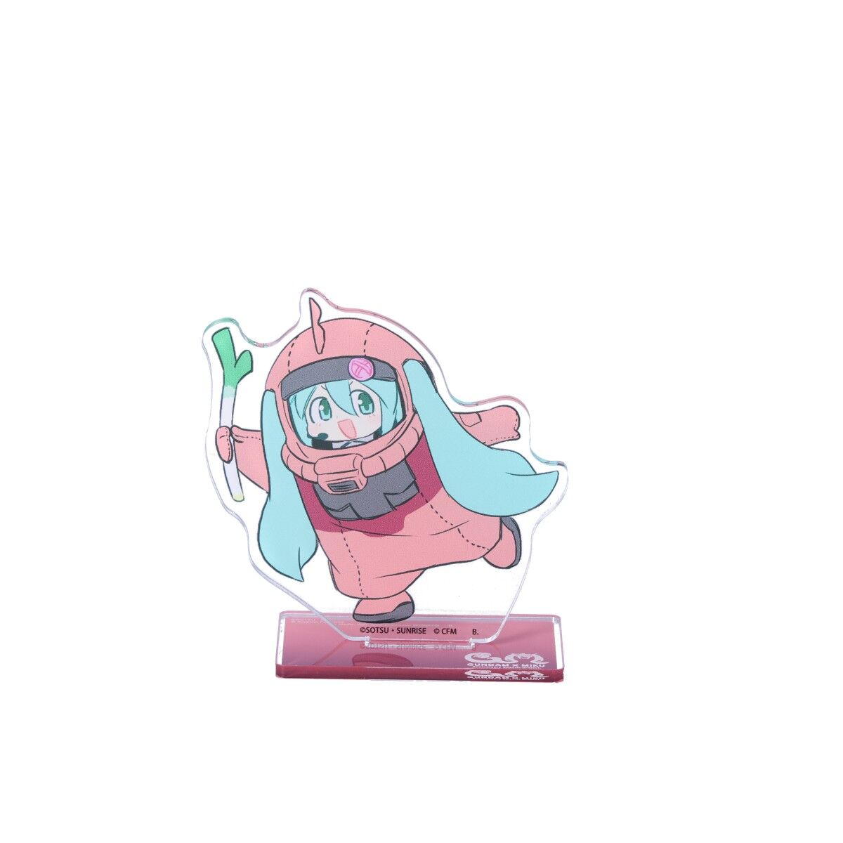 ガンダム45周年 × 初音ミク アクリルスタンド シャアザクぐるみ