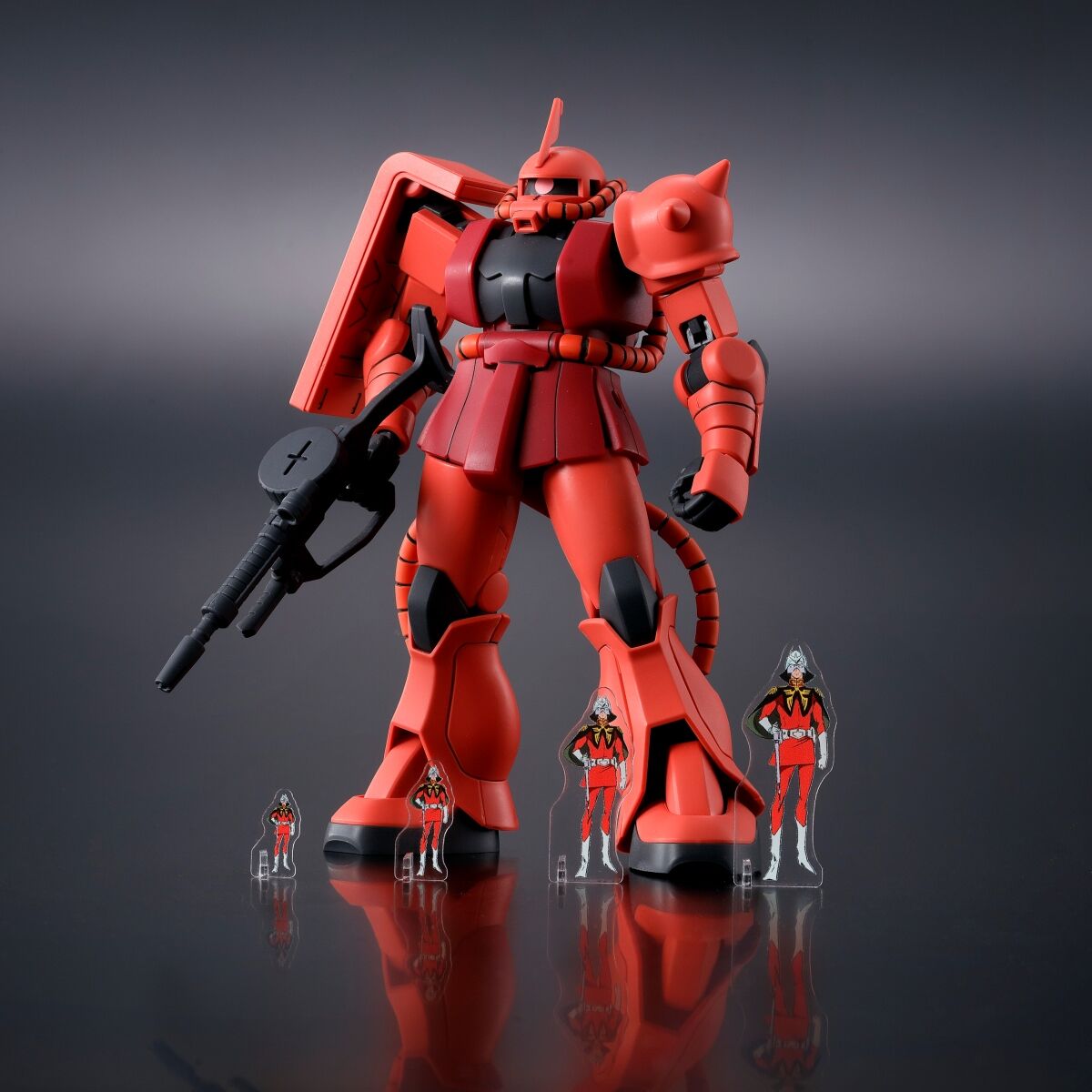 【送料込】 機動戦士ガンダム ミニアクシリーズ アクリルスタンド シャア キーホルダー・アクリルキーホルダー