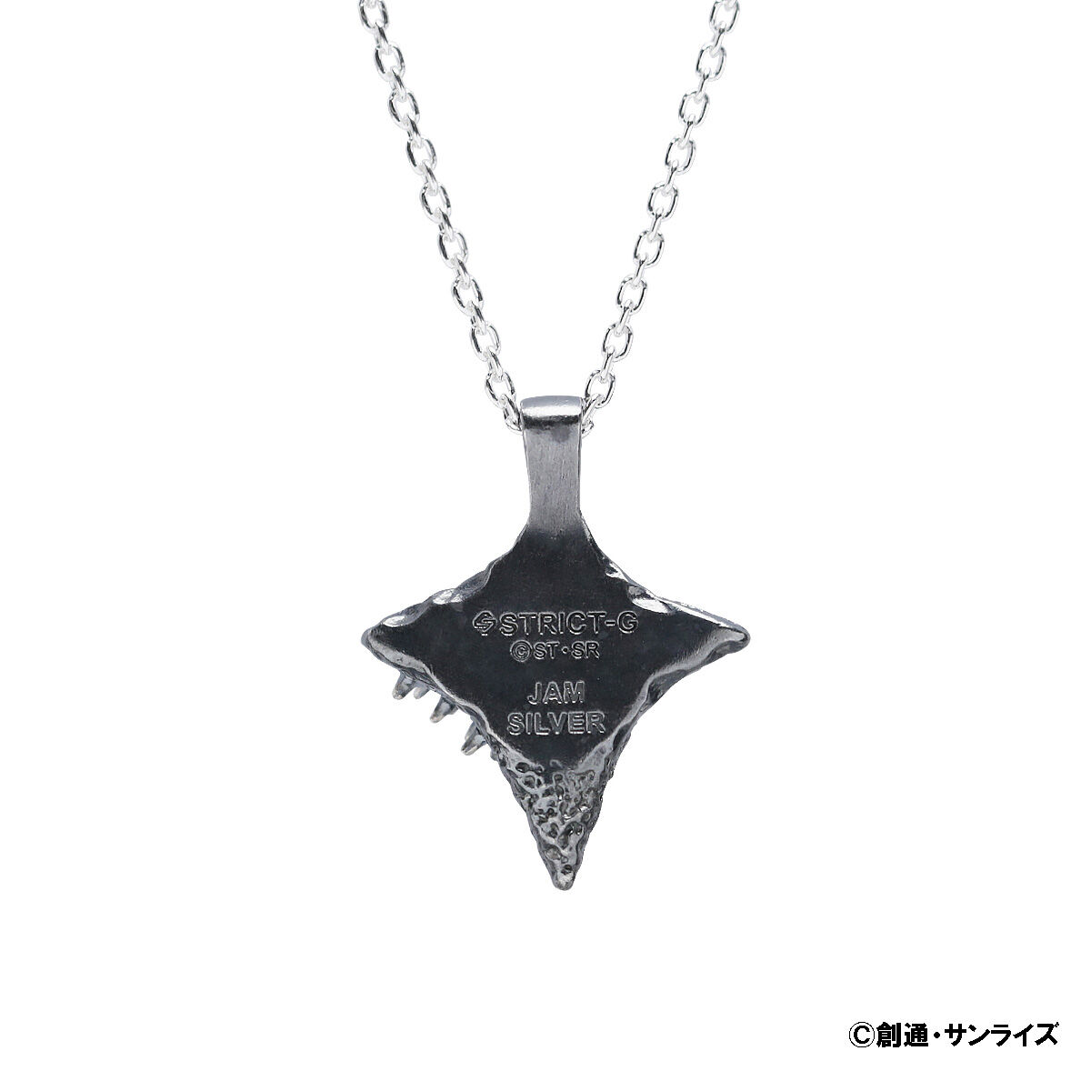 ガンダム　ネックレス　925 美品 ネックレス 機動戦士ガンダム シャア専用 ザク フェイス