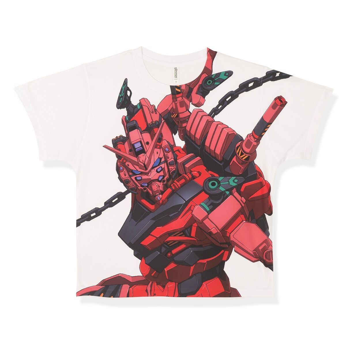 機動戦士Gundam GQuuuuuuX フルパネルTシャツ 赤いガンダム
