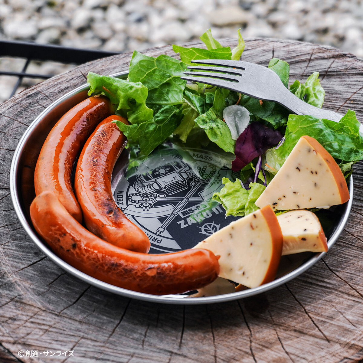 ガンダム ステンレスプレート16cm ザクIIモデル | 機動戦士ガンダム