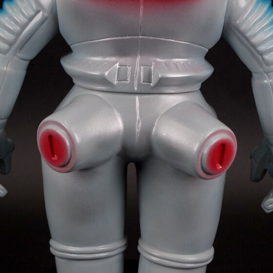 ブルマァク リトルキングジョー ソフビ シルバー ウルトラマン 昭和レトロ ソフビ/ブルマァク BULLMARK/リトルキングジョー/シルバー｜墓場