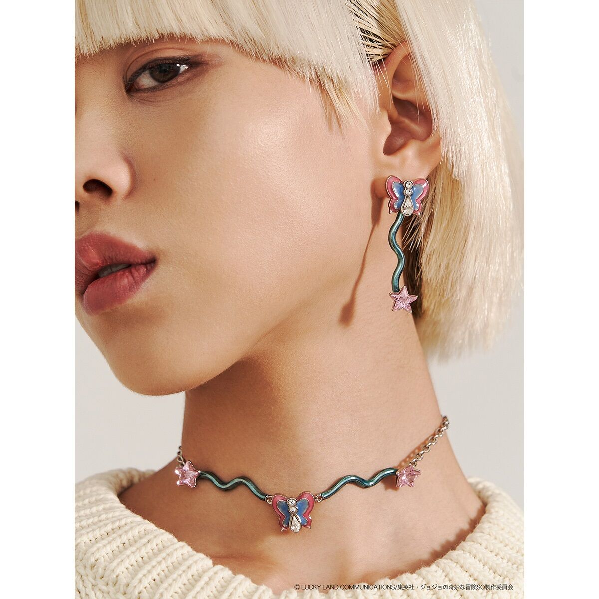 ジョジョの奇妙な冒険 ストーンオーシャン×PAMEO POSE S・F ヘアピン ジョジョの奇妙な冒険 ストーンオーシャン×PAMEO POSE】S・F