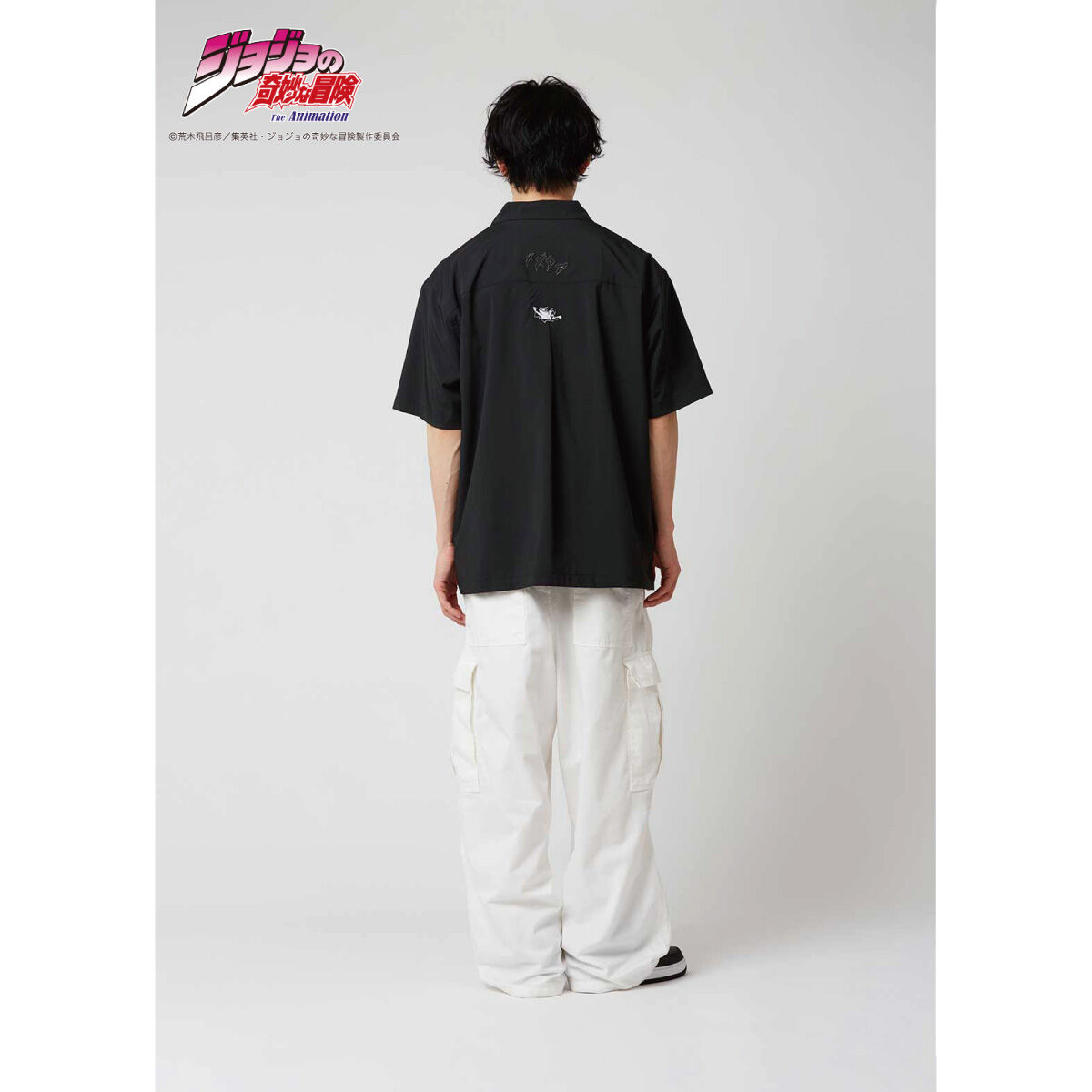 【タグ付】 グラニフ ジョジョ コラボ XL 半袖シャツ ビッグシルエット 黒 タグ付】 グラニフ ジョジョ コラボ XL 半袖シャツ ビッグ