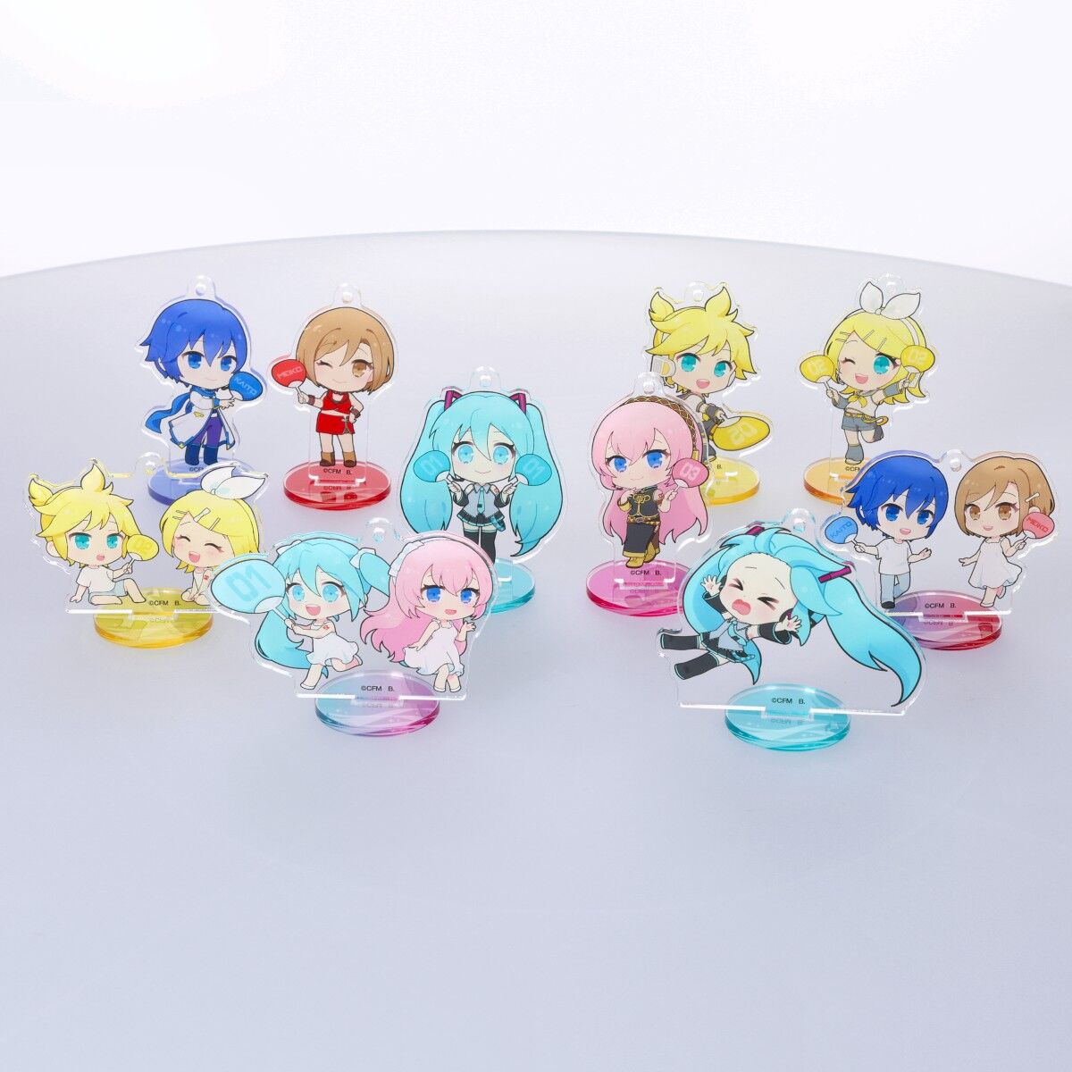 ハピクロ！】そよふぁんず 初音ミク アクリルスタンドチャーム