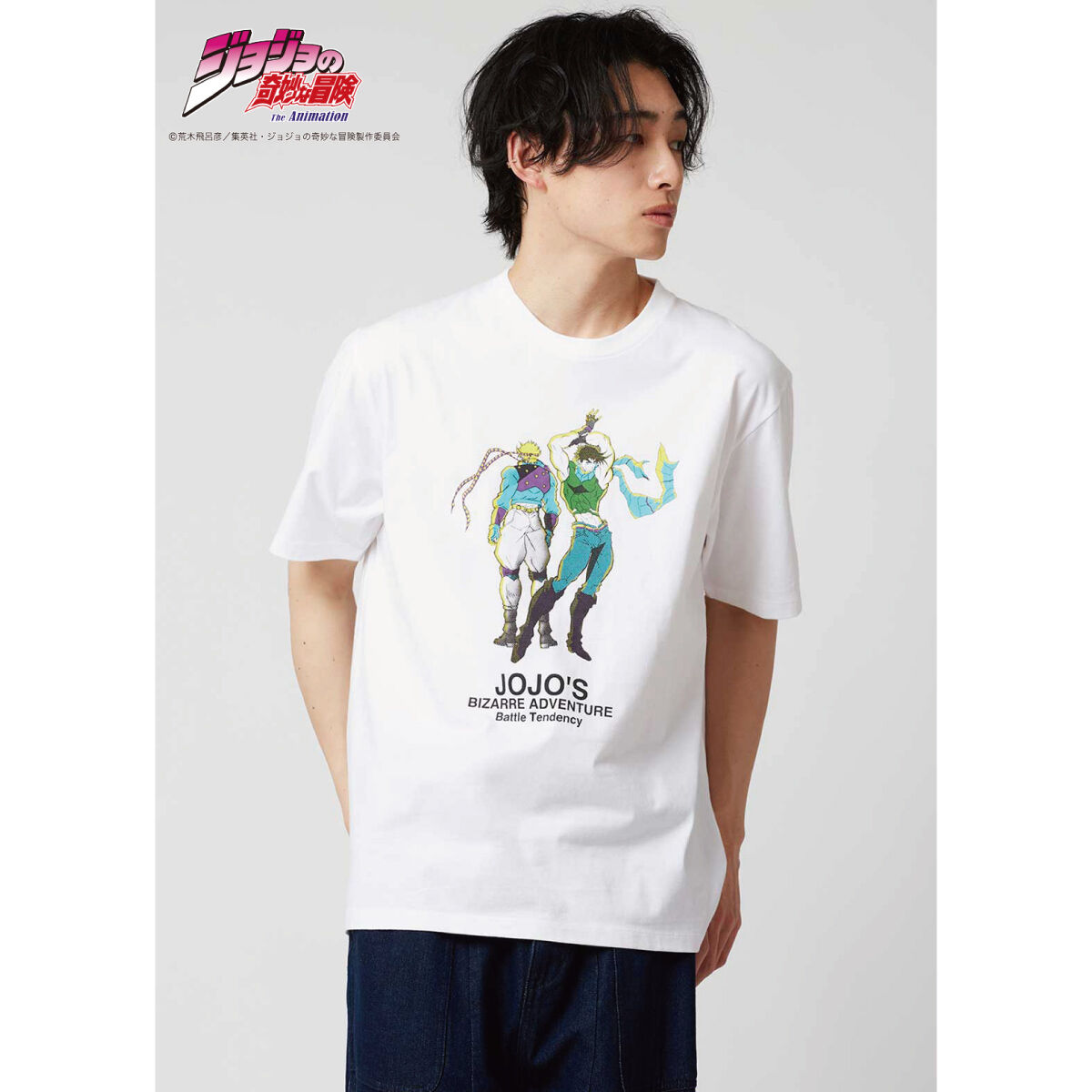 ジョジョの奇妙な冒険 戦闘潮流』 グラニフ TシャツA | ジョジョ