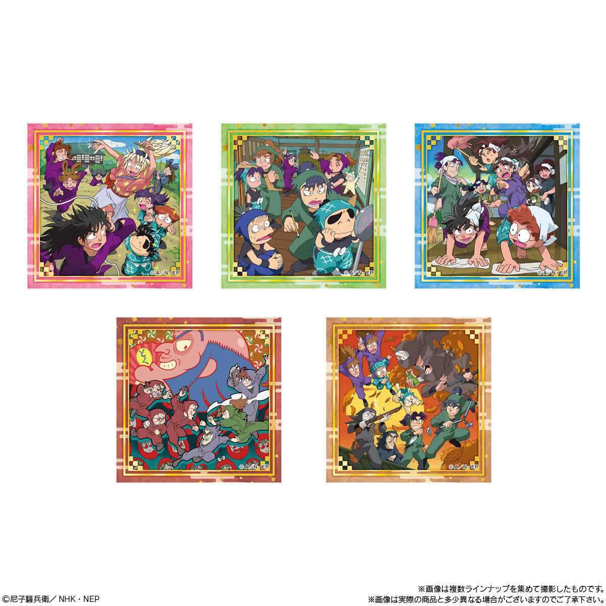 忍たま乱太郎 ステッカー付きビスケット の段 其ノ二(12個入) | 忍たま