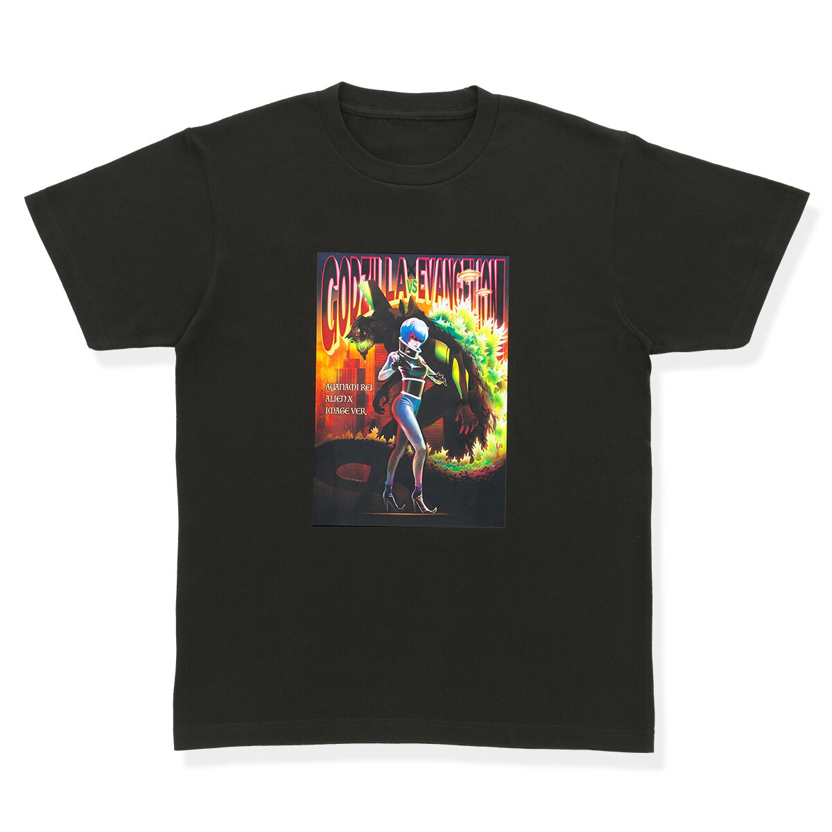 ゴジラ対エヴァンゲリオン Tシャツ(アメコミ風柄) | ゴジラ