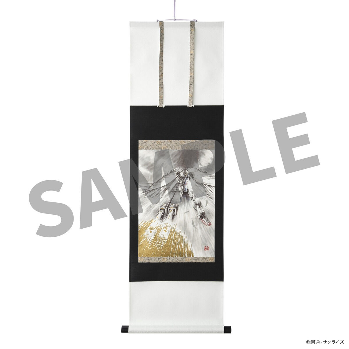 Mobile Suit Gundam Wing + Endless Waltz 30th Anniversary Hanging Scroll