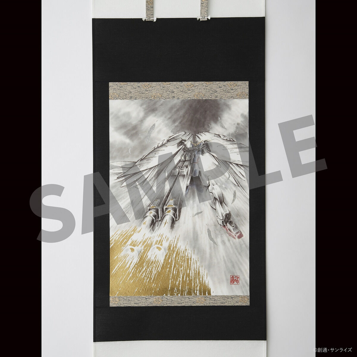 Mobile Suit Gundam Wing + Endless Waltz 30th Anniversary Hanging Scroll