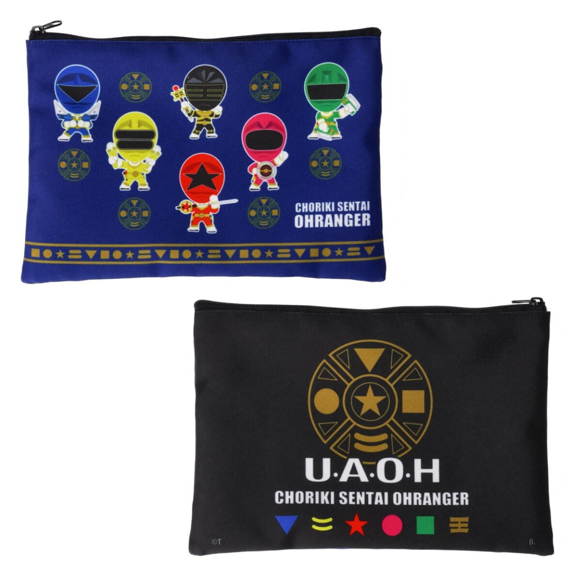 超力戦隊オーレンジャー デフォルメ フラットポーチ | スーパー戦隊