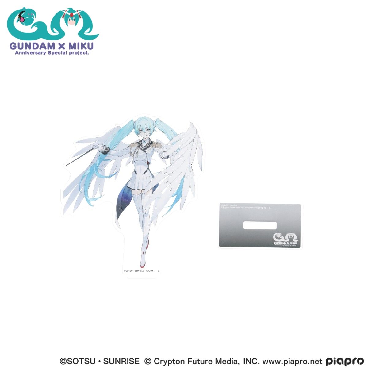 ガンダム45周年 × 初音ミク アクリルスタンド 初音ミク×ウイング