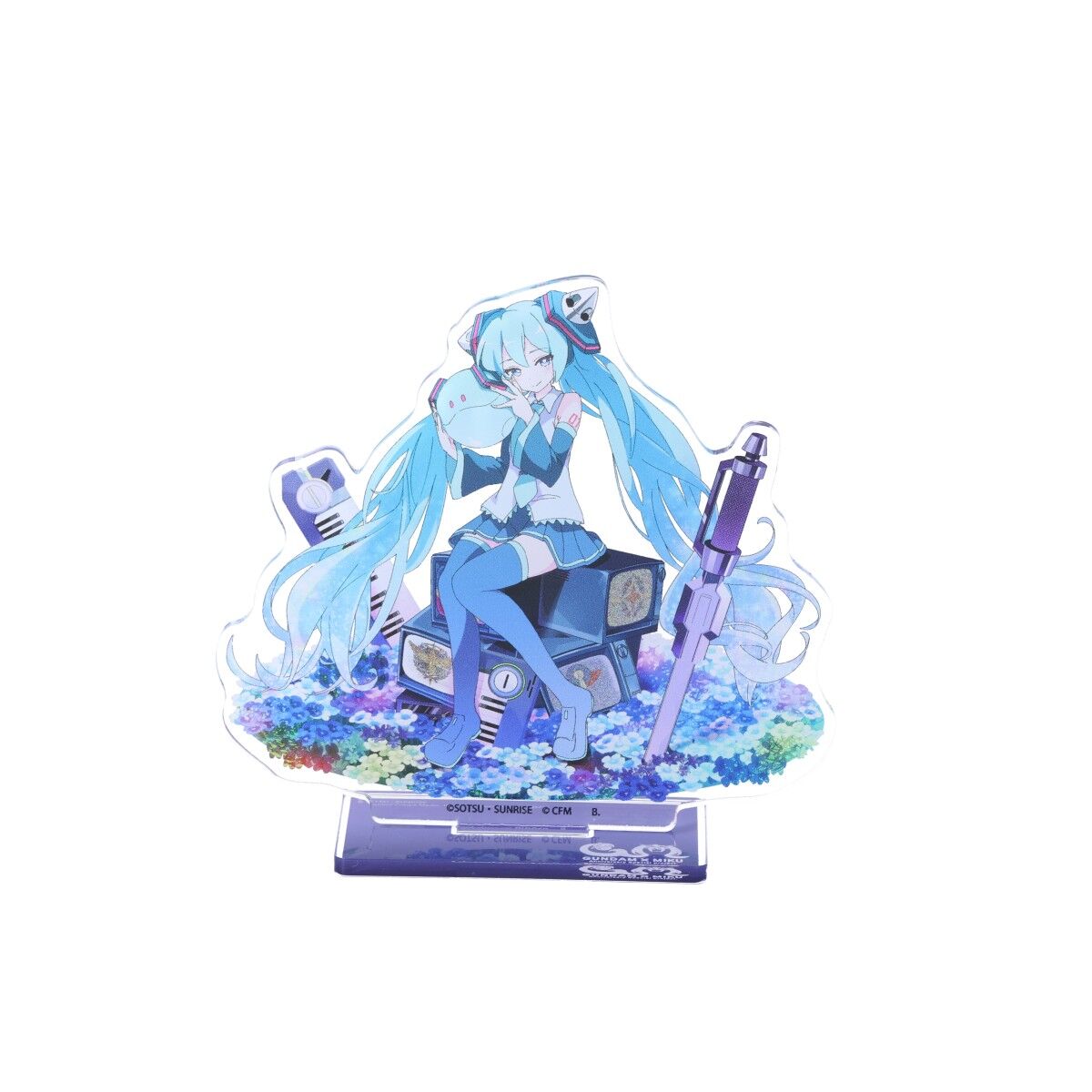 ガンダム45周年 × 初音ミク アクリルスタンド 初音ミク