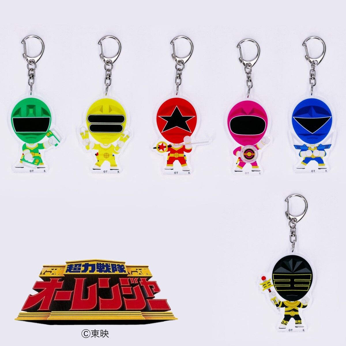 超力戦隊オーレンジャー アクリルスタンド 6体セット 全スーパー戦隊展