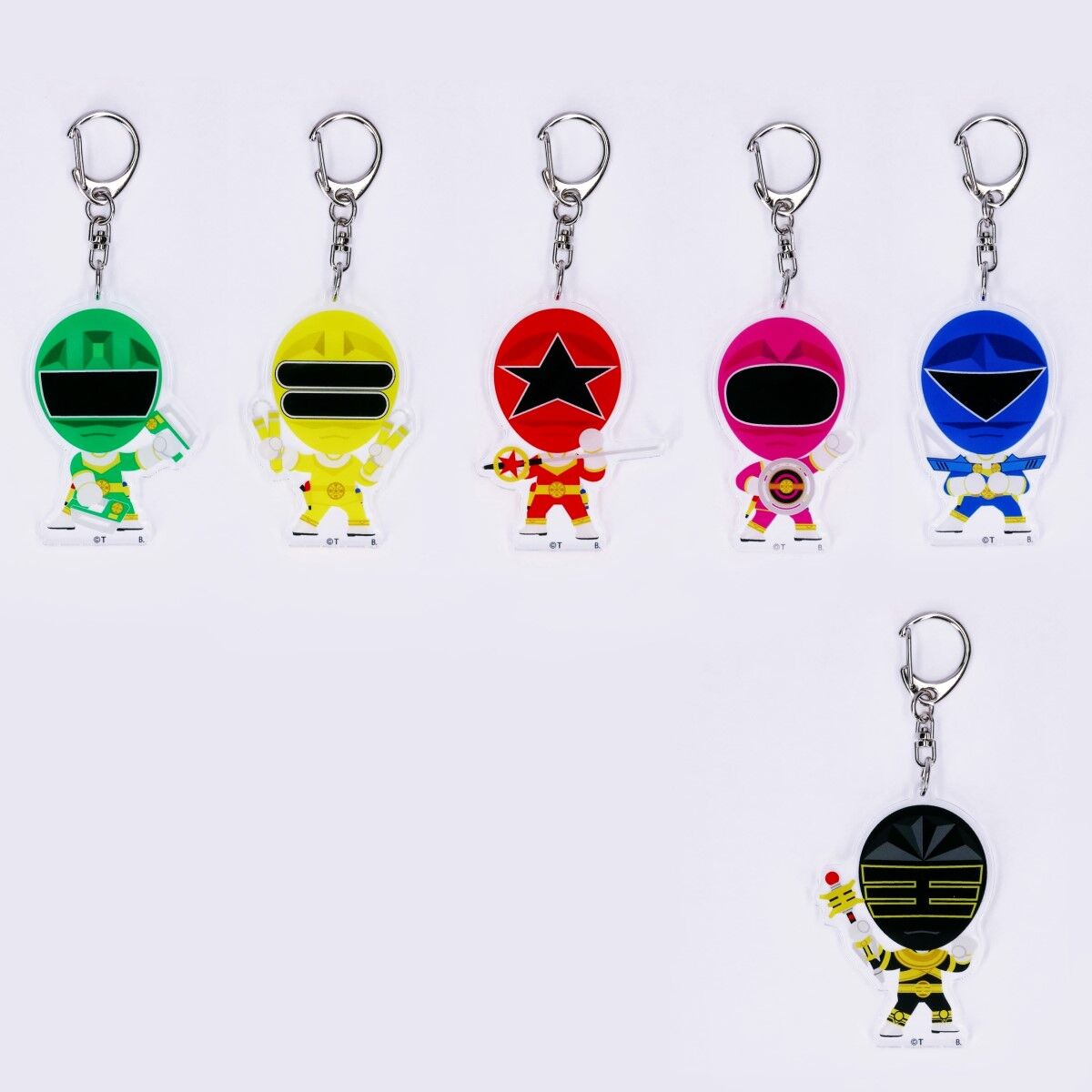 超力戦隊オーレンジャー デフォルメ アクリルチャーム 全6種