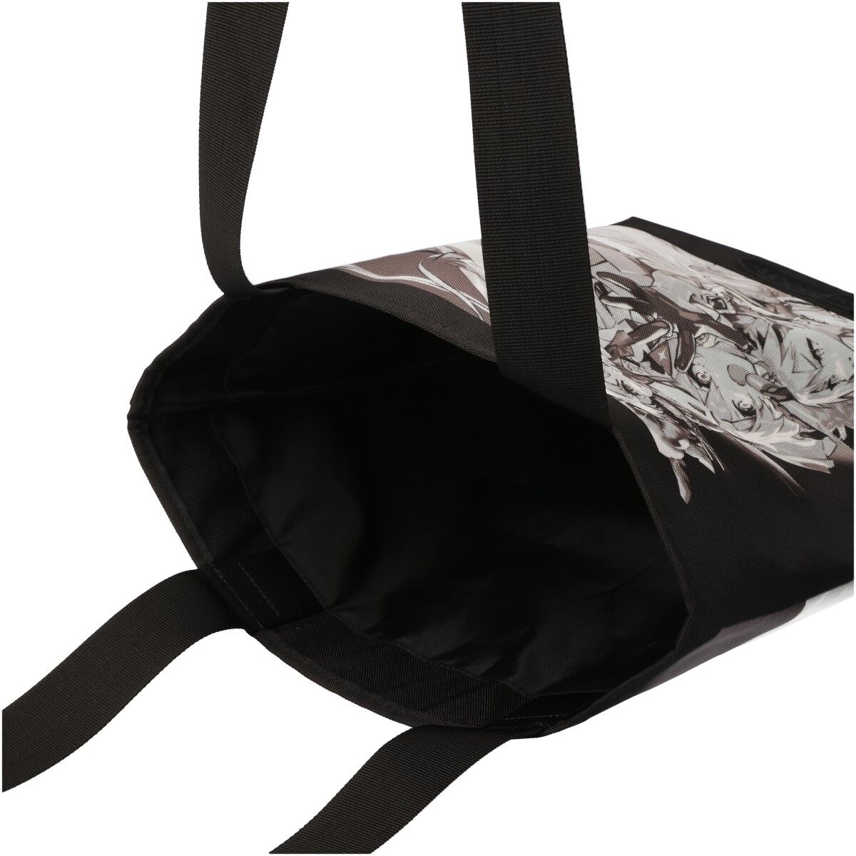 マクロスΔ キービジュアル フルグラフィック トートバッグ 劇場版マクロスΔ 絶対LIVE!!!!!! × OUTDOOR PRODUCTS BLACK