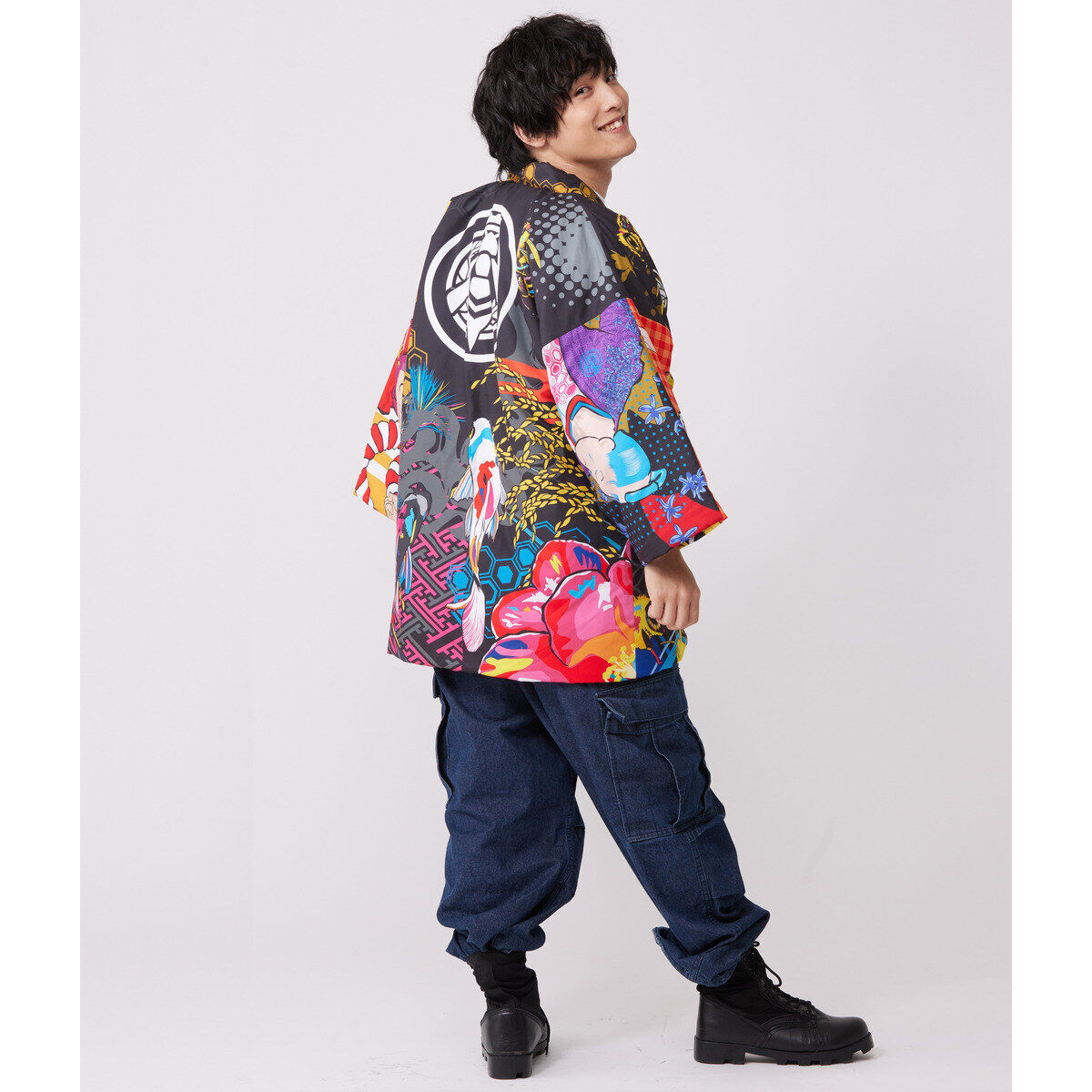 キングオージャー カグラギディボウスキ プレバン限定 羽織 王様戦隊キングオージャー×h.NAOTO カグラギ・ディボウスキ 着物風