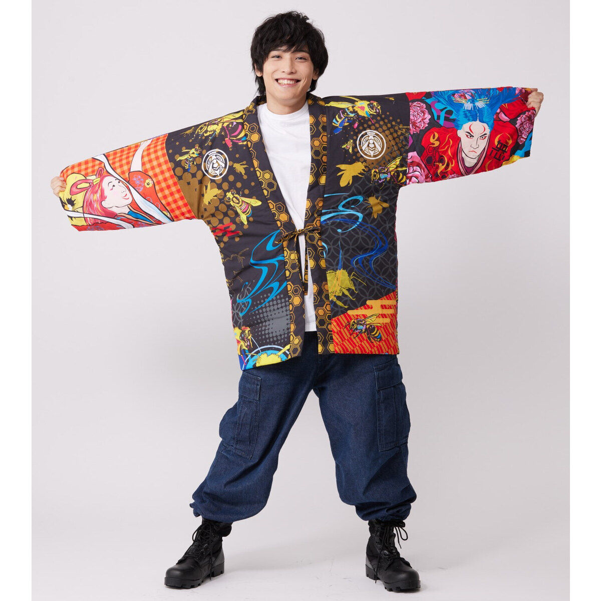 キングオージャー カグラギディボウスキ プレバン限定 羽織 王様戦隊キングオージャー×h.NAOTO カグラギ・ディボウスキ 着物風