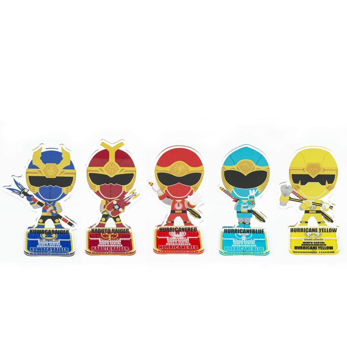 【匿名配送】忍風戦隊ハリケンジャー　キーホルダー　フィギュア　缶　まとめ 忍風戦隊 ハリケンジャー ダブルタイプキーホルダー - メルカリ